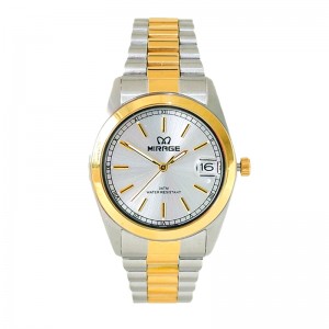 Mirage TS195 Silver Gold White Dial LDBTGSL